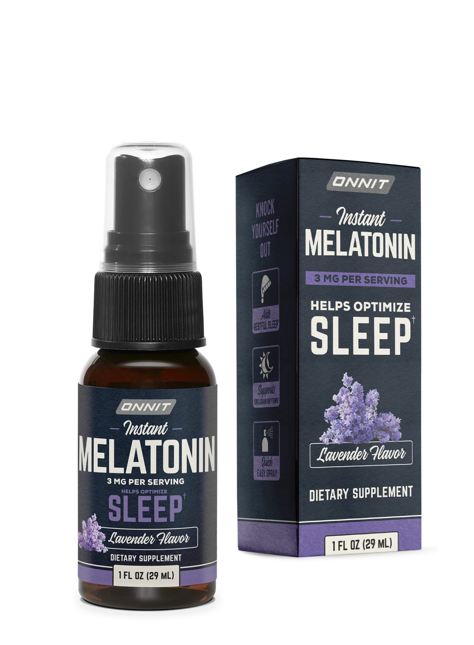 Foto 2 pulgar | Spray para Dormir Onnit Melatonin Instant Mist Lavanda 30 Ml - Venta Internacional