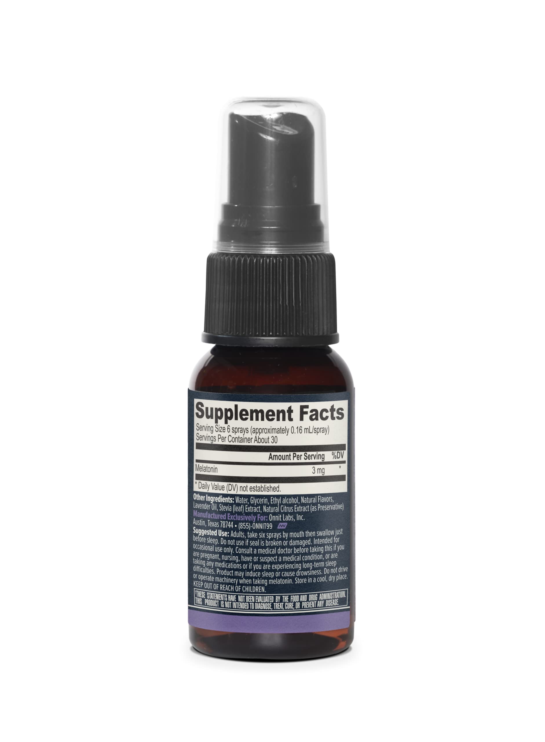 Foto 4 pulgar | Spray para Dormir Onnit Melatonin Instant Mist Lavanda 30 Ml - Venta Internacional