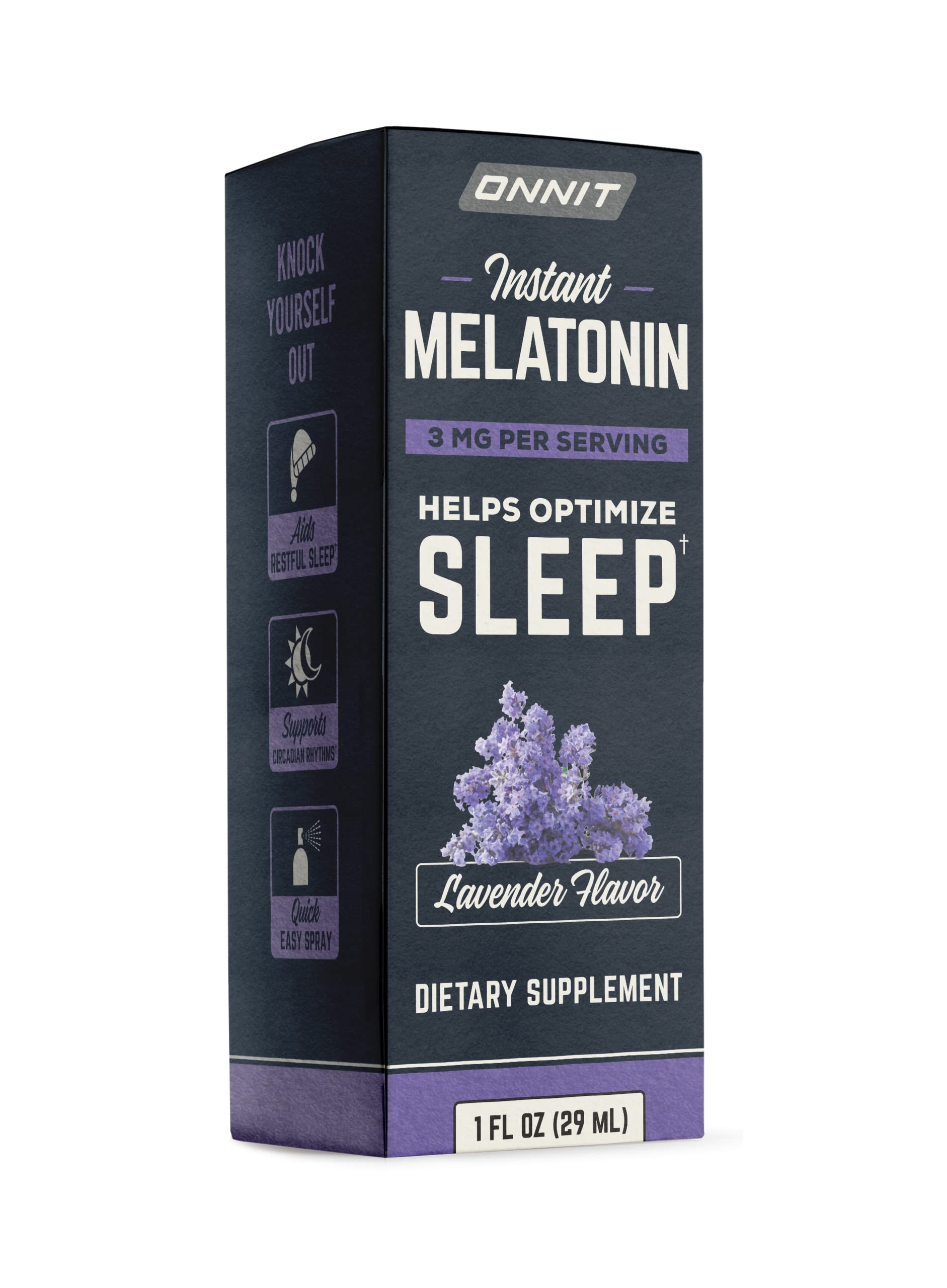 Foto 5 pulgar | Spray para Dormir Onnit Melatonin Instant Mist Lavanda 30 Ml - Venta Internacional