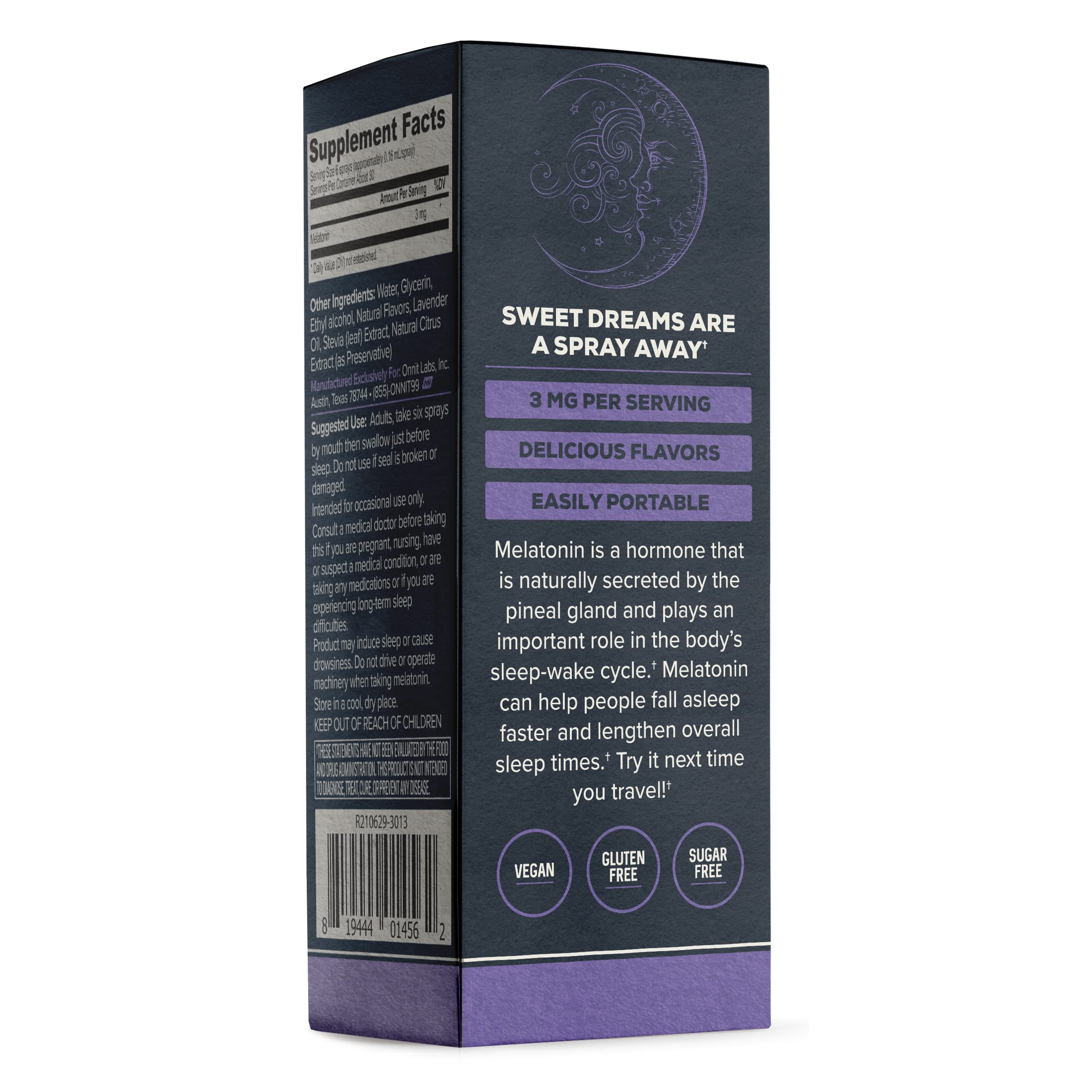 Foto 7 pulgar | Spray para Dormir Onnit Melatonin Instant Mist Lavanda 30 Ml - Venta Internacional