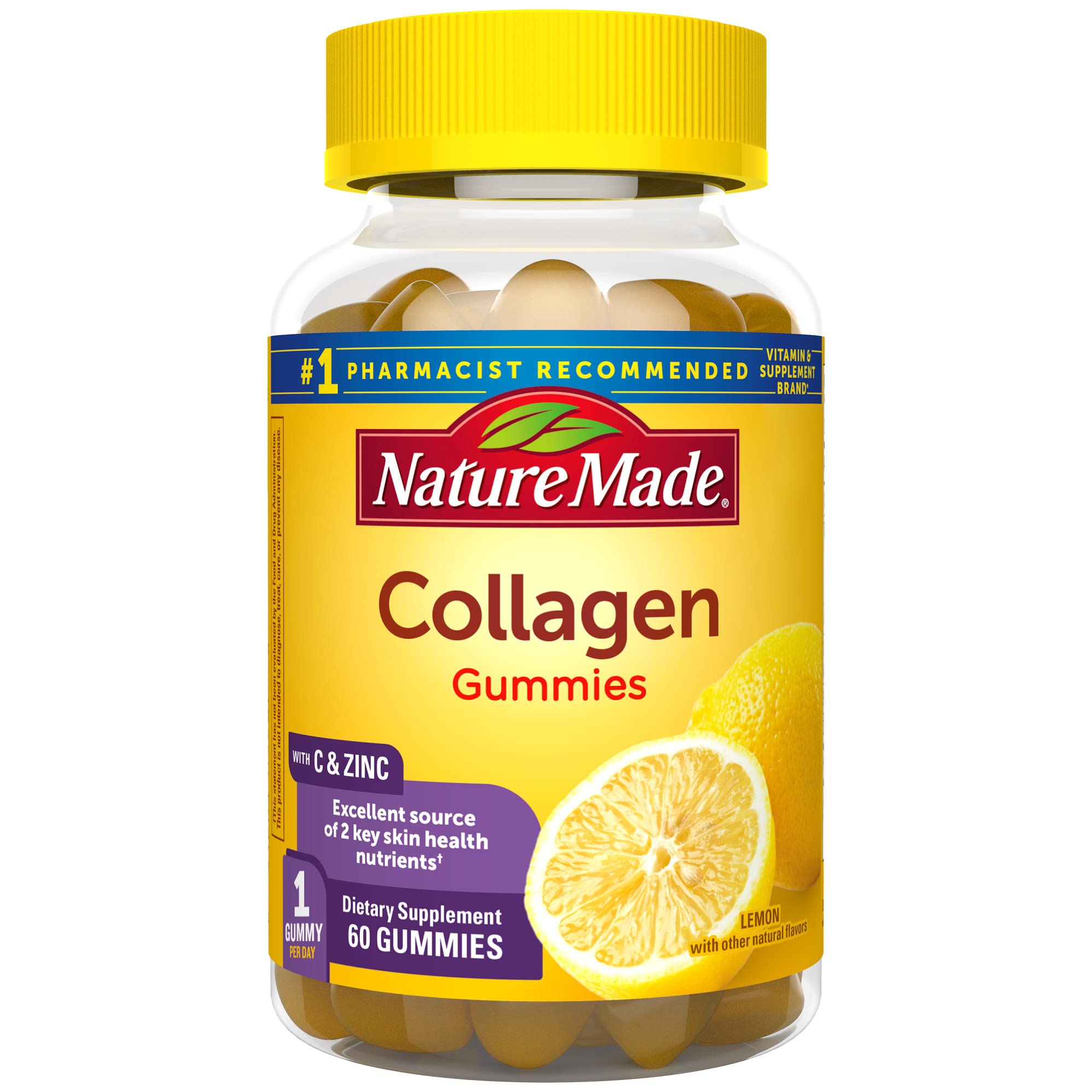 Complementa Las Gomitas De Colágeno Hechas En La Naturaleza Con Vitamina C 60u - Venta Internacional.
