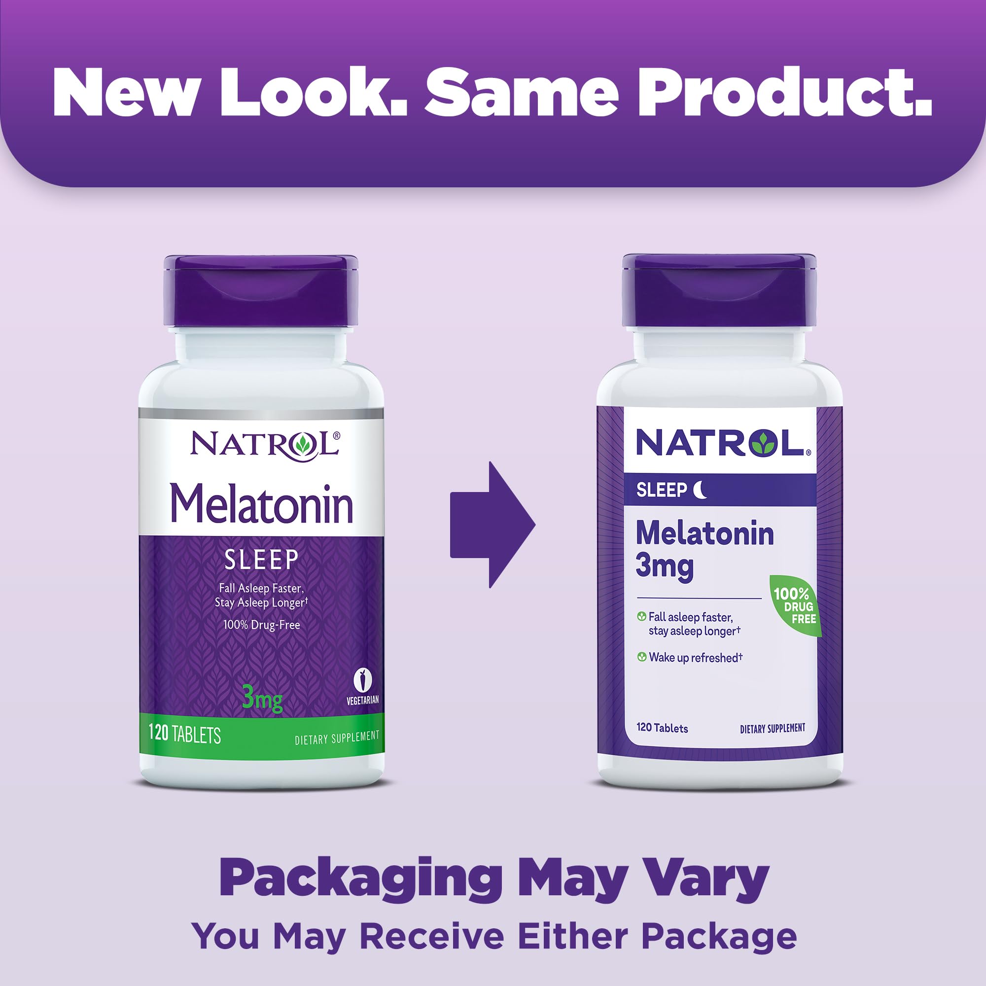 Foto 3 pulgar | Tabletas para Dormir Natrol Melatonin 3 mg 120 Tabletas - Venta Internacional