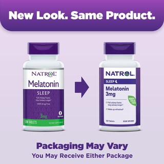 Foto 2 | Tabletas para Dormir Natrol Melatonin 3 mg 120 Tabletas - Venta Internacional