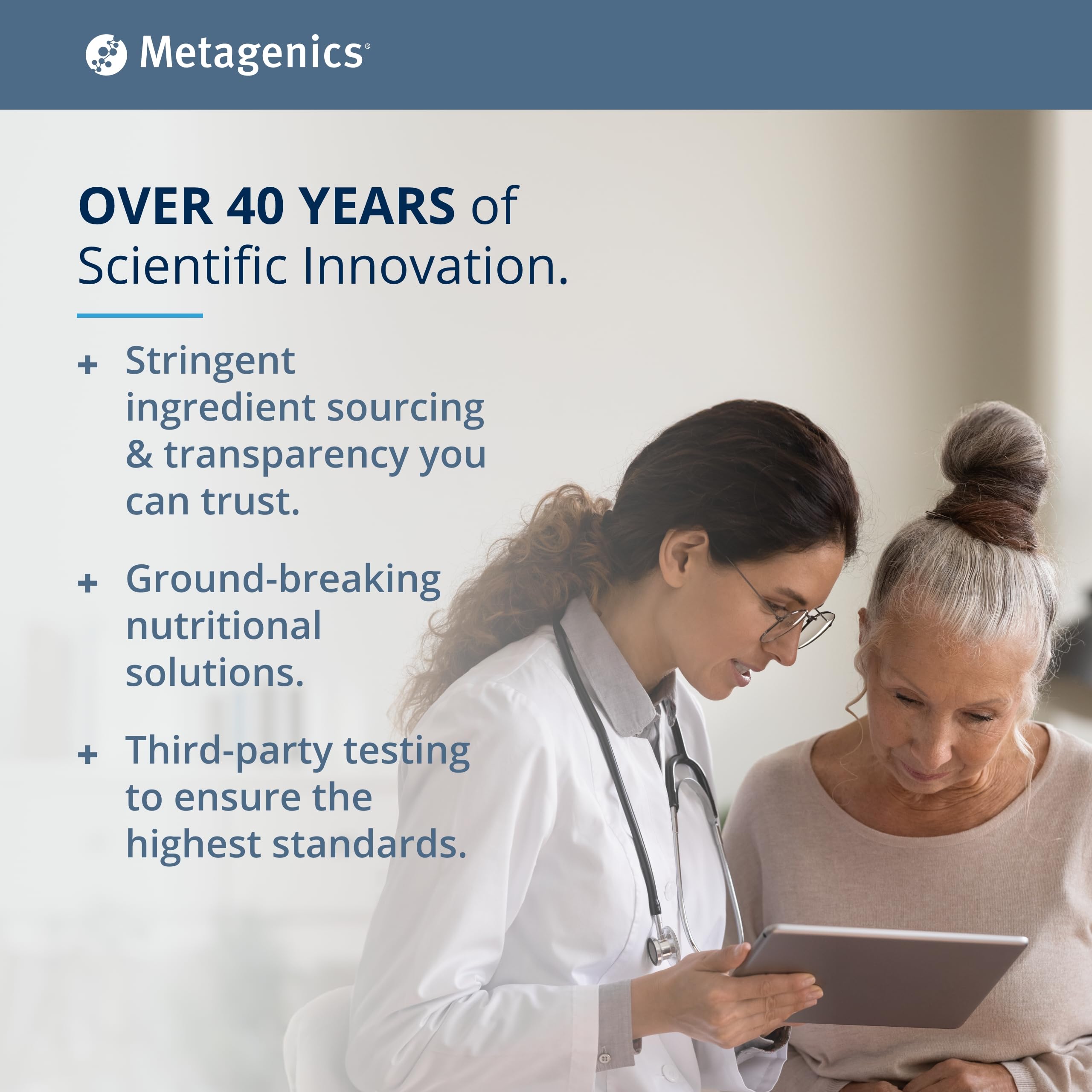 Foto 6 | Suplemento Metagenics Serenagen Herbal Stress Management 60 Comprimidos - Venta Internacional.