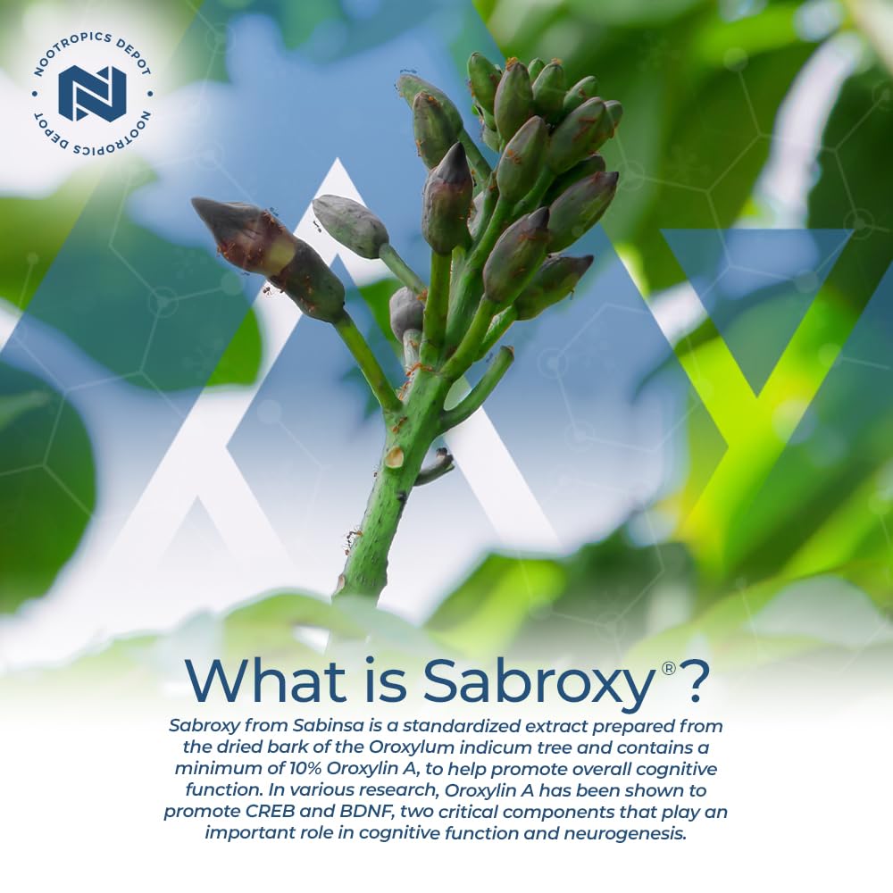 Foto 4 pulgar | Suplemento Nootropics Depot Sabroxy de 100 mg-Venta Internacional