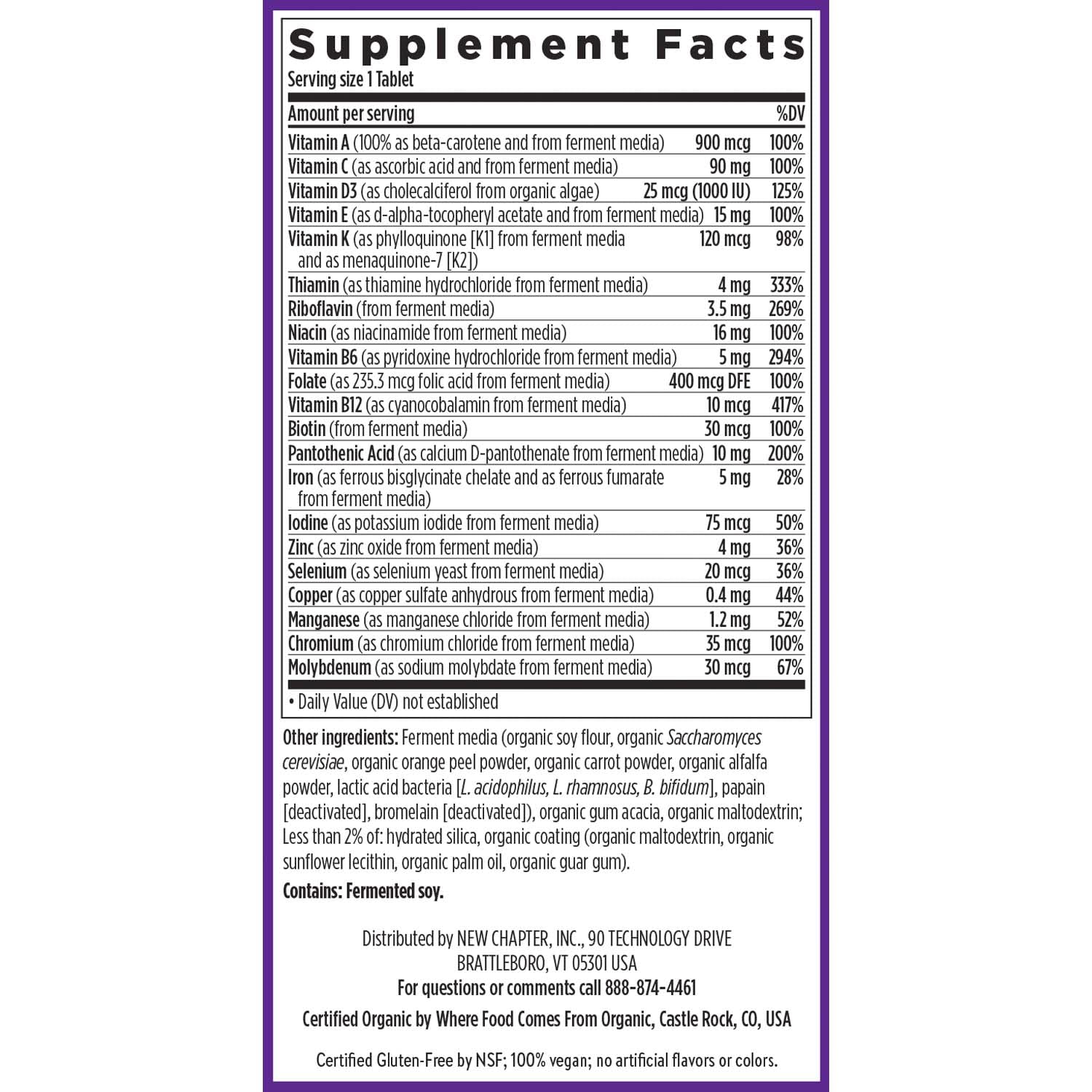 Foto 7 pulgar | Suplemento New Chapter Multivitamínico de 72 Tabletas-Venta Internacional