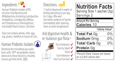 Foto 2 | Bolsitas Probióticas Progurt de 1 Billón de UFC Veganas Sin Gluten - Venta Internacional