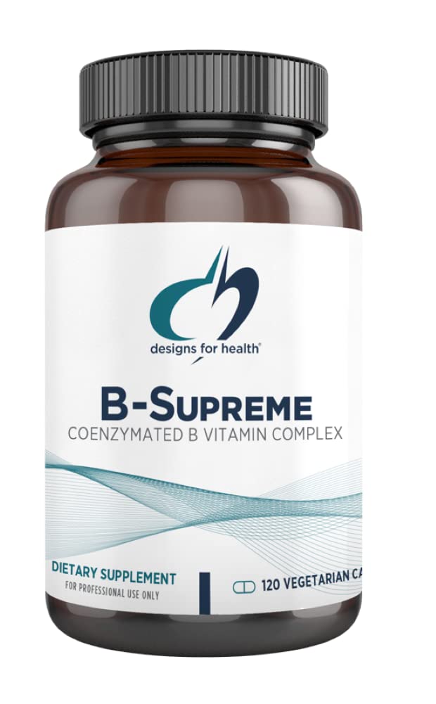 Foto 1 | Suplementos de Complejo De Vitamina B Designs for Health 120 Cápsulas - Venta Internacional