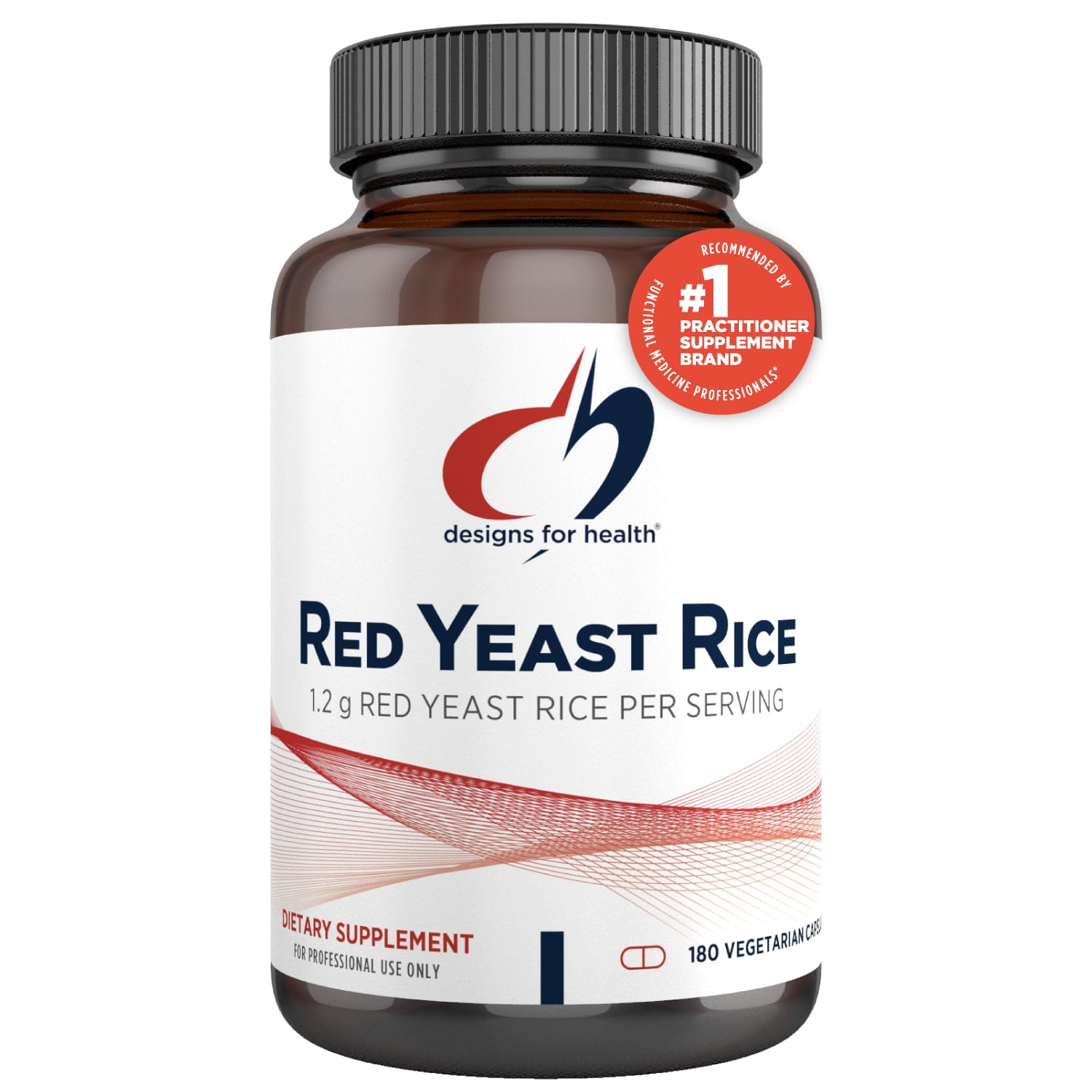 Suplemento Designs for Health Arroz de Levadura Roja 1,2 g 180 Cápsulas - Venta Internacional