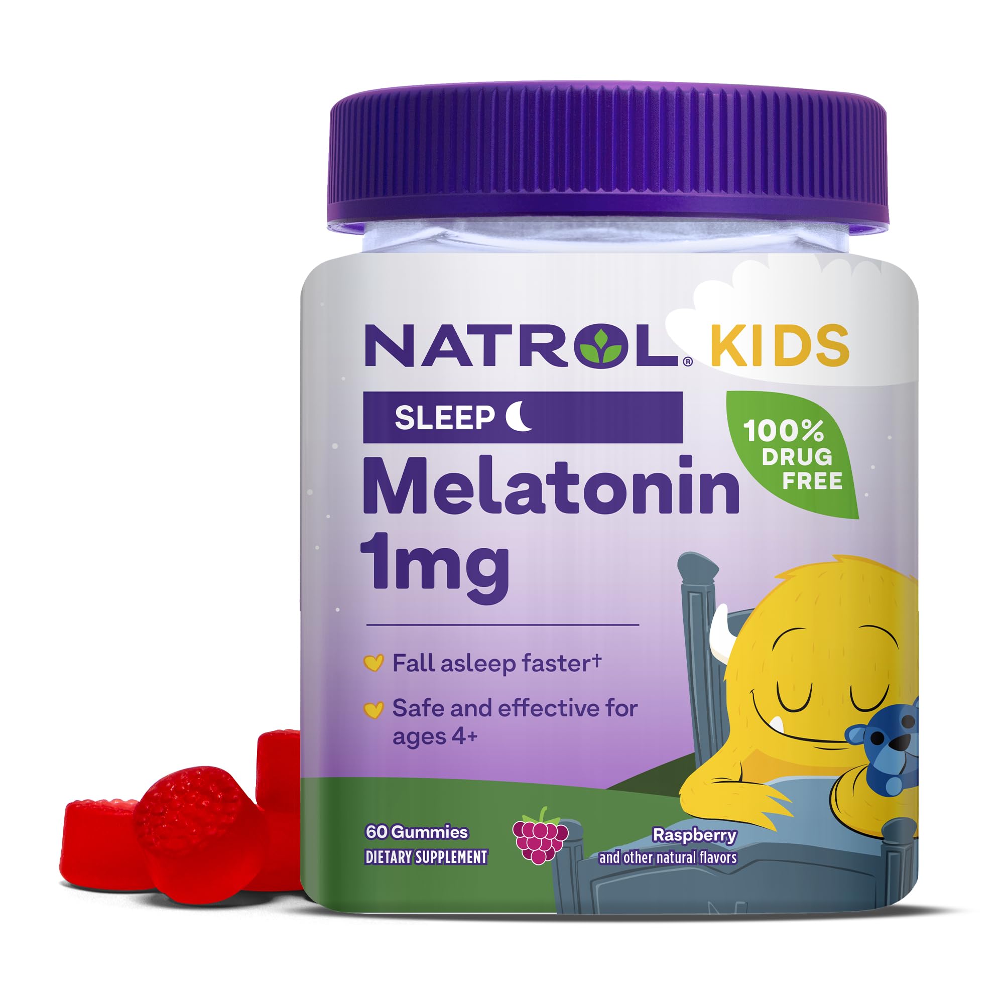 Foto 2 pulgar | Suplemento Natrol Kids de Melatonina 1 mg Gomitas para Dormir 60 Gomitas - Venta Internacional