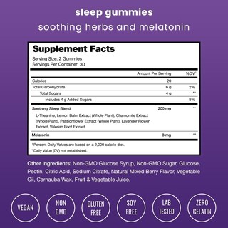 Foto 2 | Gomitas para Dormir Nutrachamps Melatonina 120 Gomitas - Venta Internacional