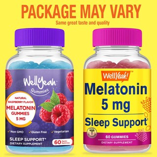Foto 2 | Gomitas Wellyeah De Melatonina 5 mg Sabores Naturales 60 Gomitas - Venta Internacional