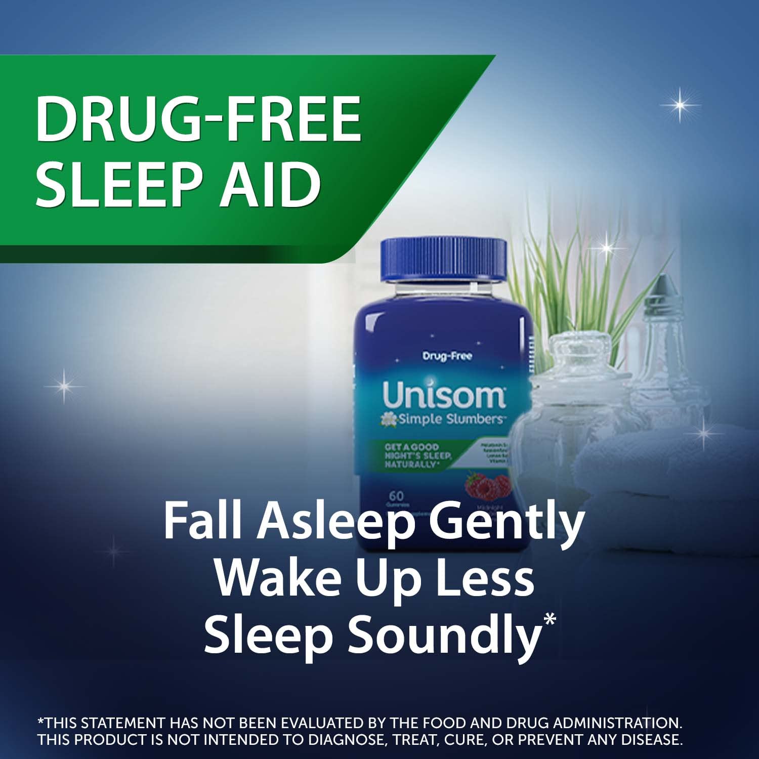 Foto 5 pulgar | Gomitas Melatonina Sleep Aid Unisom Simple Slumbers 5 Mg 60 Unidades - Venta Internacional