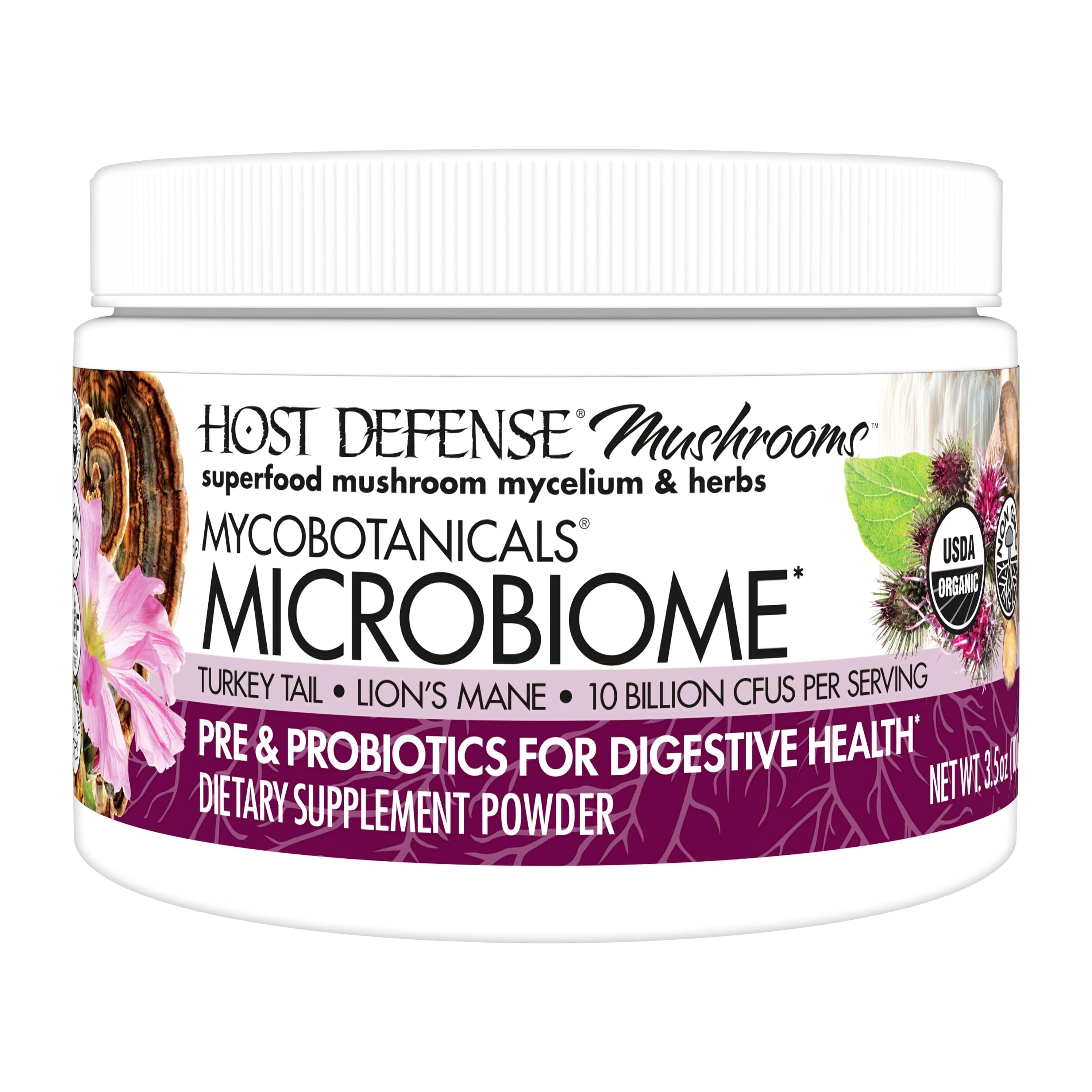Suplemento Host Defense Mycobotanicals Microbiome Powder - Venta Internacional