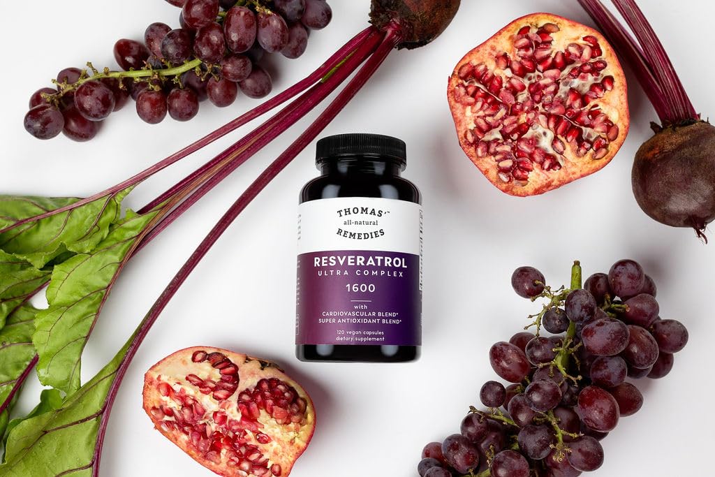 Foto 3 | Suplemento Thomas' All-natural Remedies Resveratrol de 120 Cápsulas-Venta Internacional