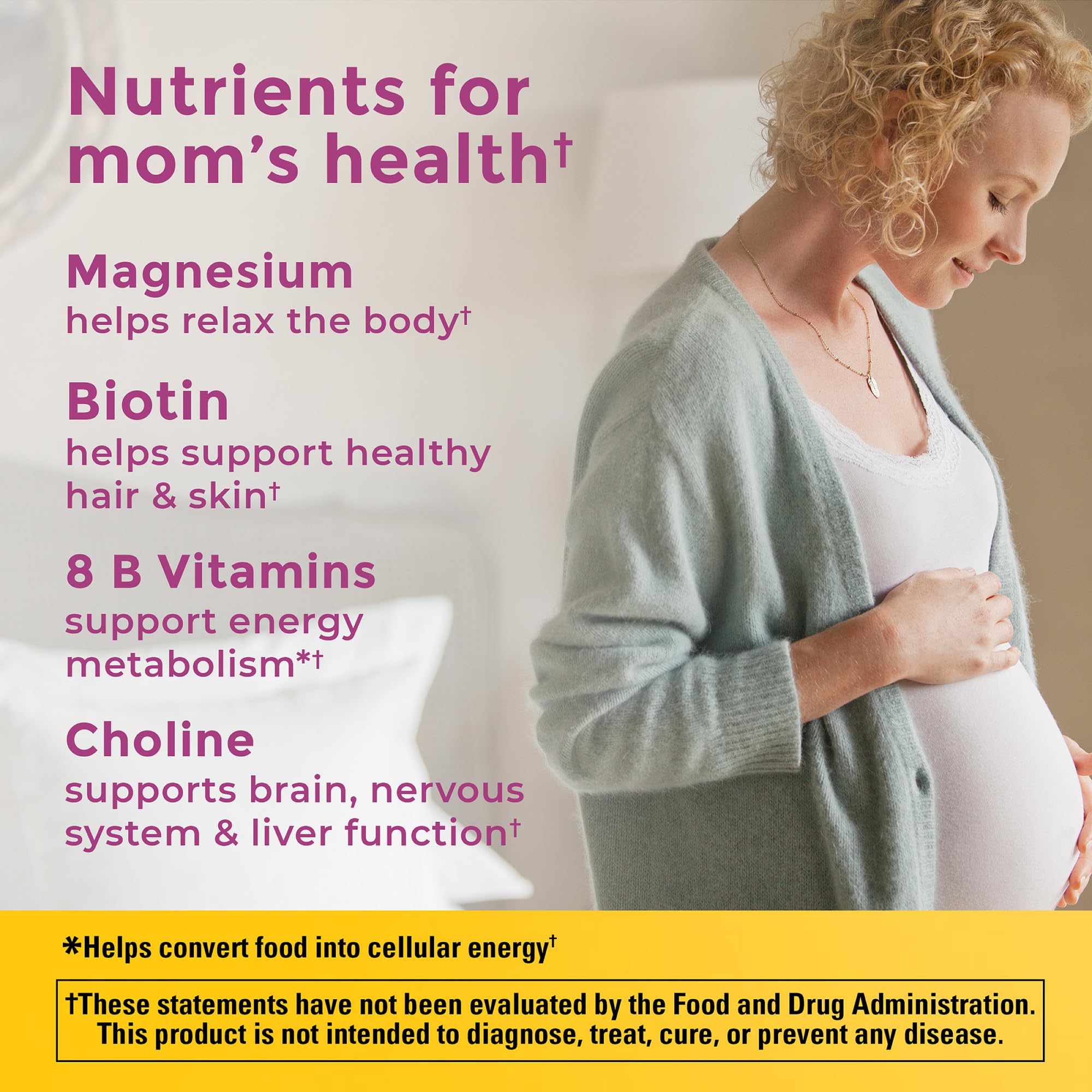 Foto 4 pulgar | Vitamina Prenatal+colina Nature Made - Venta Internacional