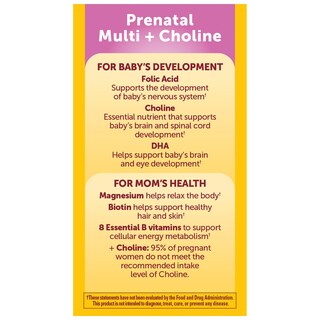 Foto 7 | Vitamina Prenatal+colina Nature Made - Venta Internacional