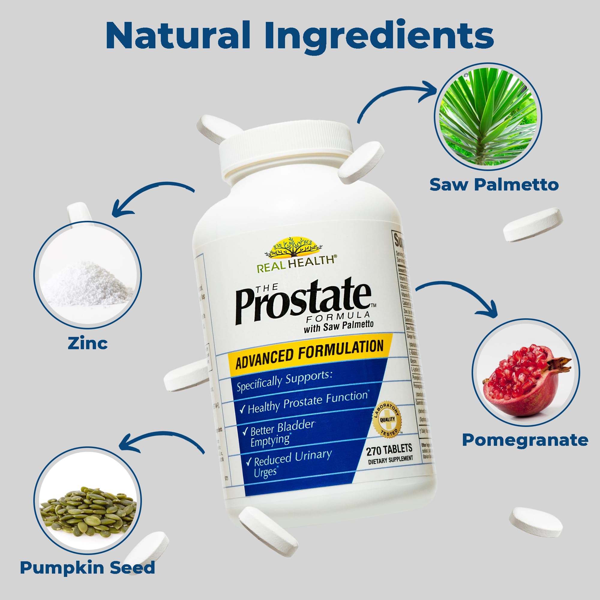 Foto 6 pulgar | Suplementos para la Próstata Real Health The Prostate Formula 270 Unidades - Venta Internacional