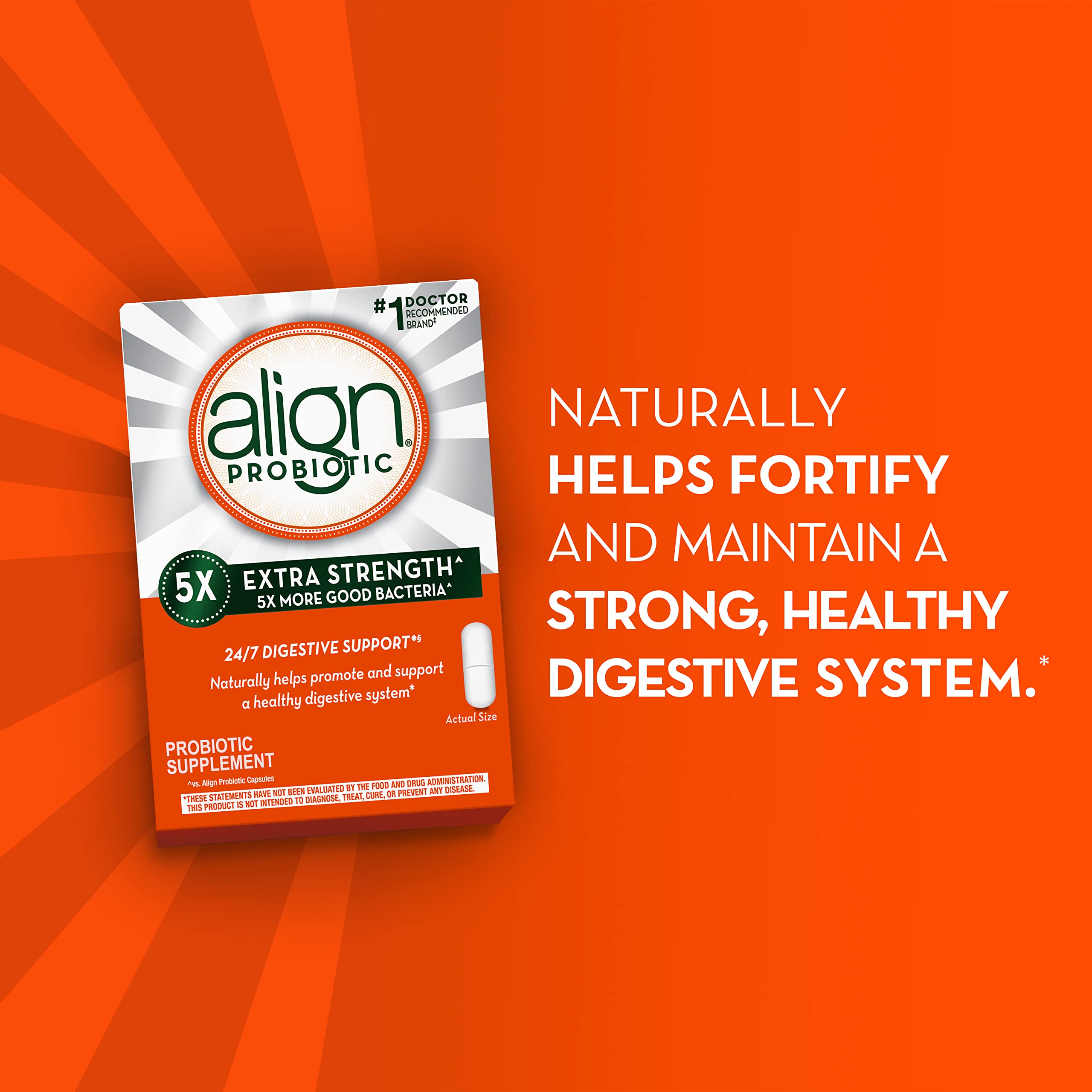 Foto 3 | Probiotico Align Extra Strength 42 Cápsulas - Venta Internacional