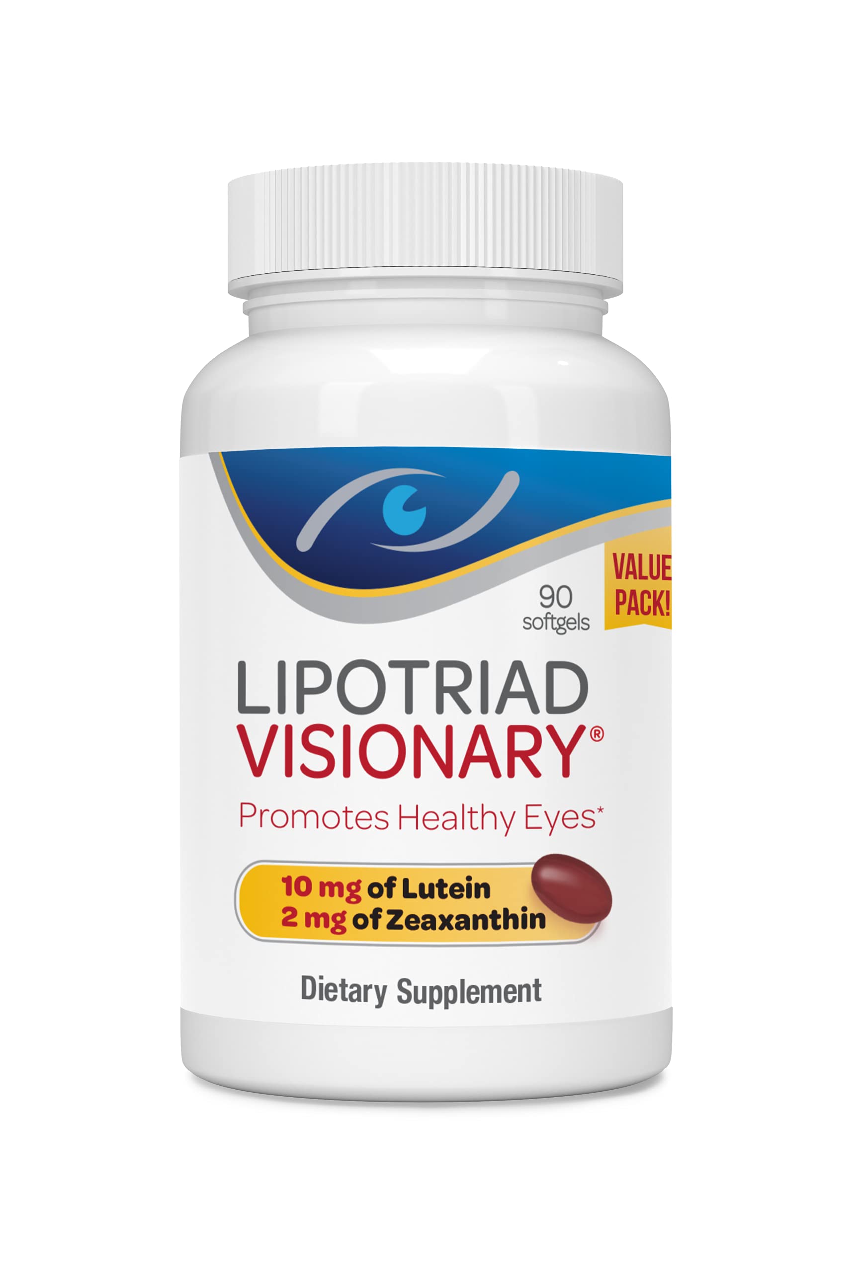 Suplemento Lipotriad Visionary Eye Vitamin 90 Cápsulas - Venta Internacional
