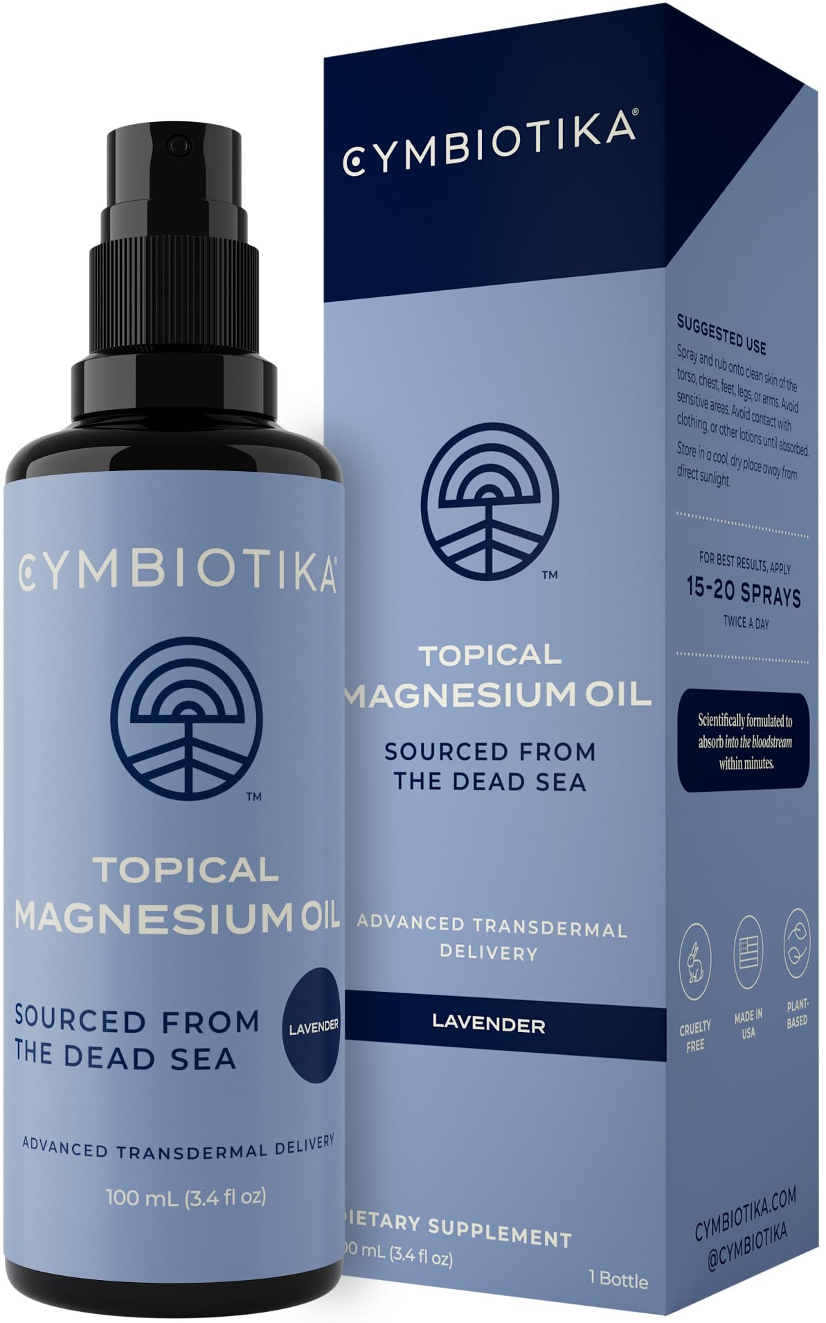 Foto 2 pulgar | Aceite de Magnesio Cymbiotika Topical en Aerosol - Venta Internacional