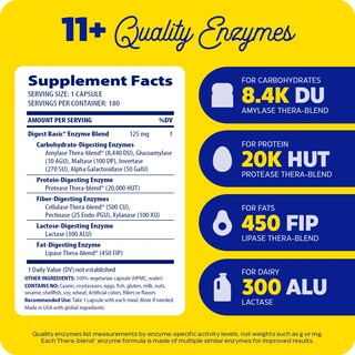 Foto 3 | Suplemento Enzymedica Digestivo 180 Unidades - Venta Internacional
