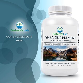 Foto 2 | Suplemento Nature's Lab Dhea 50 mg 300 Cápsulas - Venta Internacional