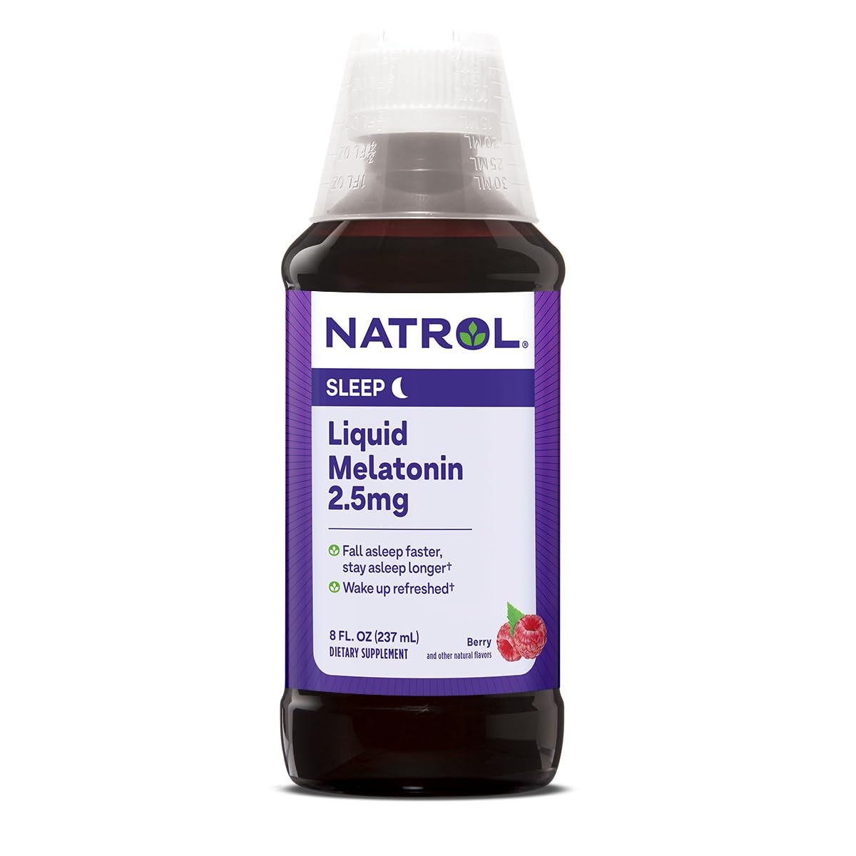 Suplemento Natrol Liquid Melatonin 2.5 mg Berry 237 ml - Venta Internacional