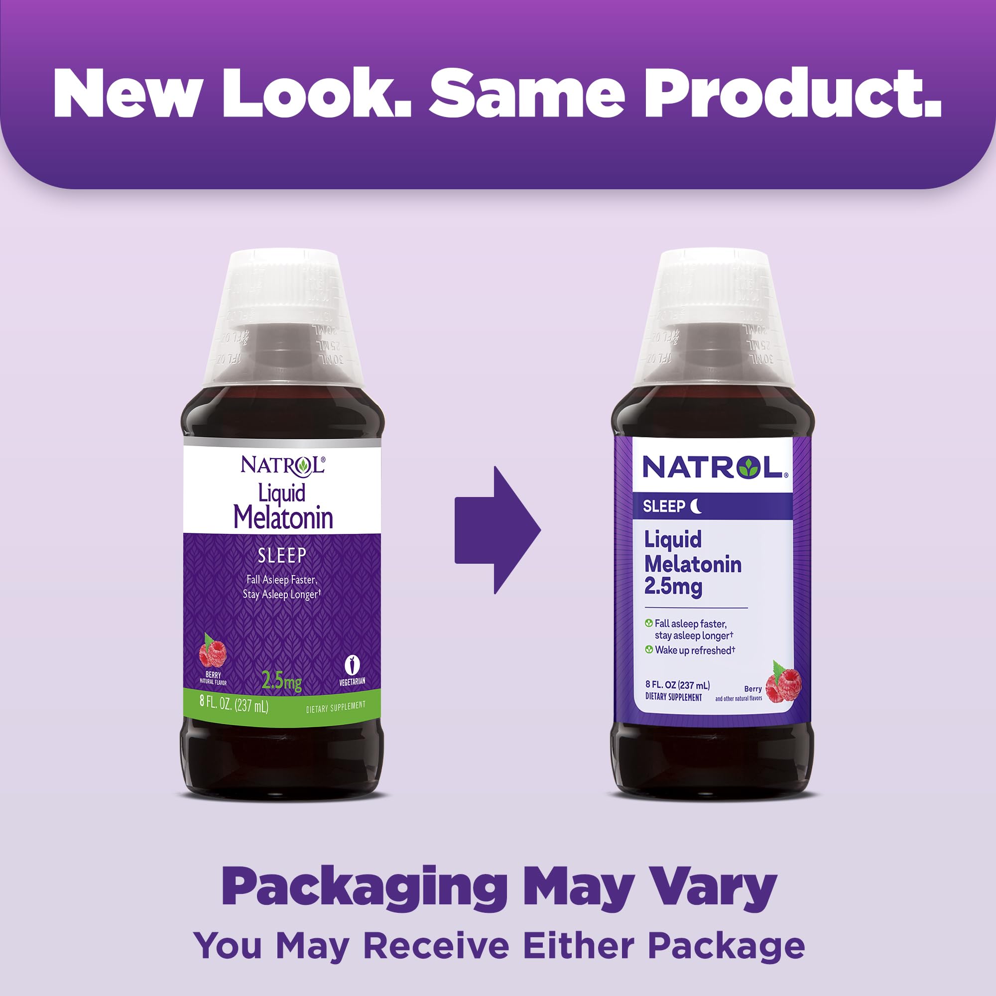 Foto 3 pulgar | Suplemento Natrol Liquid Melatonin 2.5 mg Berry 237 ml - Venta Internacional