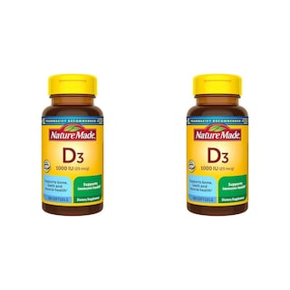 Foto 1 | Suplemento Nature Made De Vitamina D3 2 Piezas de 100 Tabletas-Venta Internacional