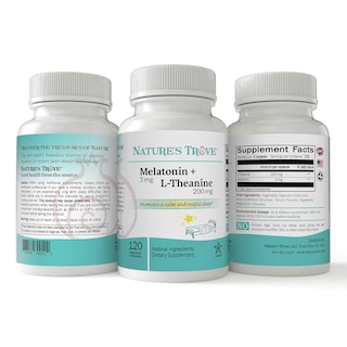 Foto 2 | Suplemento Nature's Trove Melatonina 3 Mg + L Teanina 200 mg - Venta Internacional