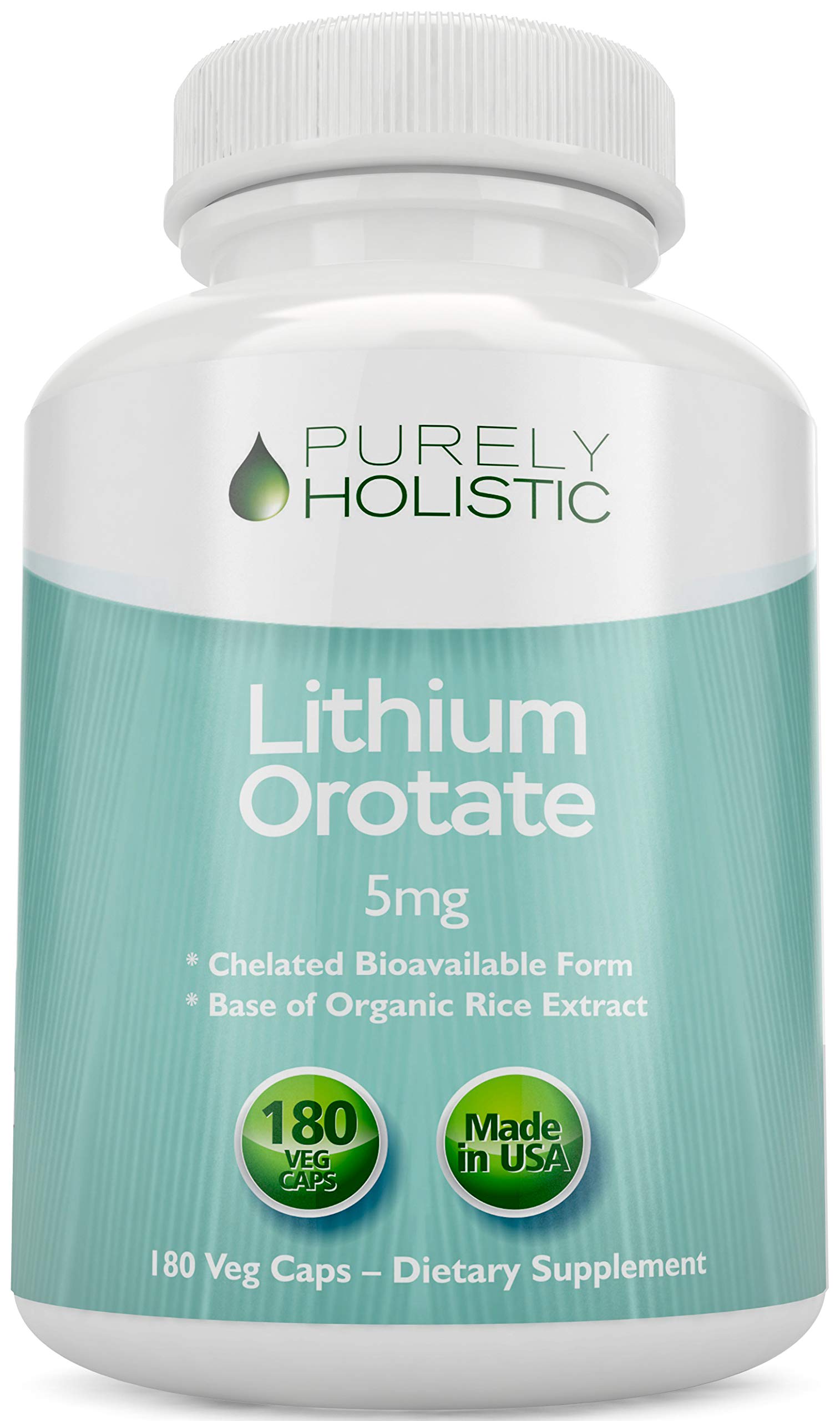 Foto 1 | Suplemento Purely Holistic Orotato de Litio 180 Cápsulas-Venta Internacional