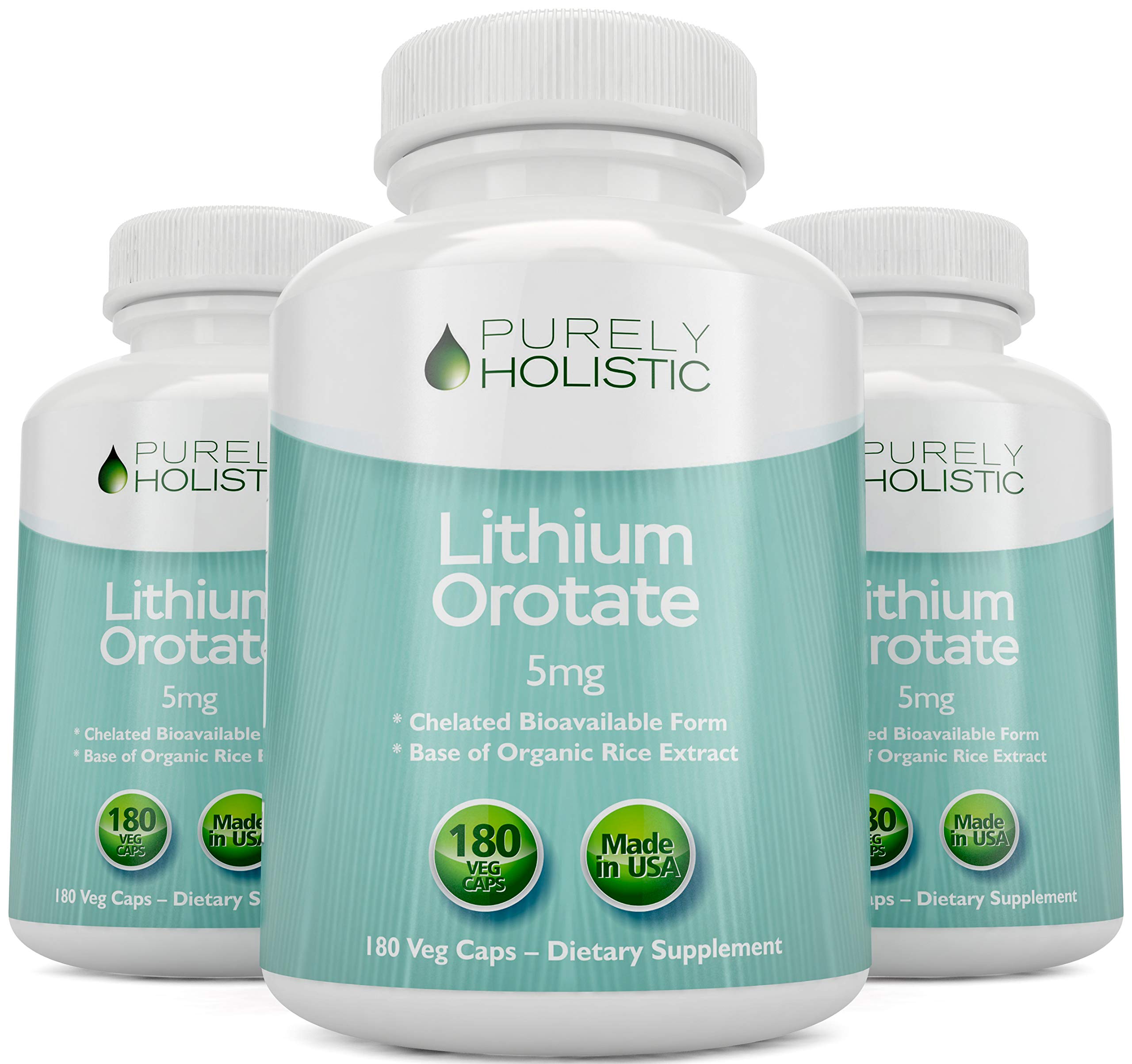 Foto 7 pulgar | Suplemento Purely Holistic Orotato de Litio 180 Cápsulas-Venta Internacional