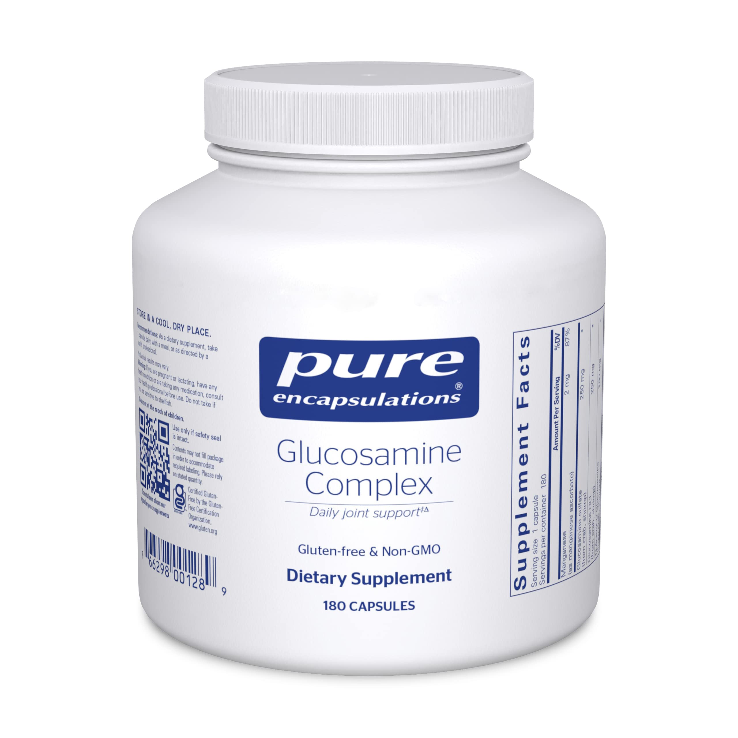 Foto 1 | Complejo de Glucosamina Supplement Pure Encapsulations 180 Cápsulas - Venta Internacional