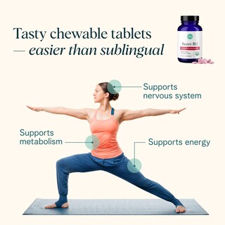 Foto 4 | Supplement Ora Organic Buzzy B12 1500 mcg Sabor Frambuesa 30 Tabletas - Venta Internacional