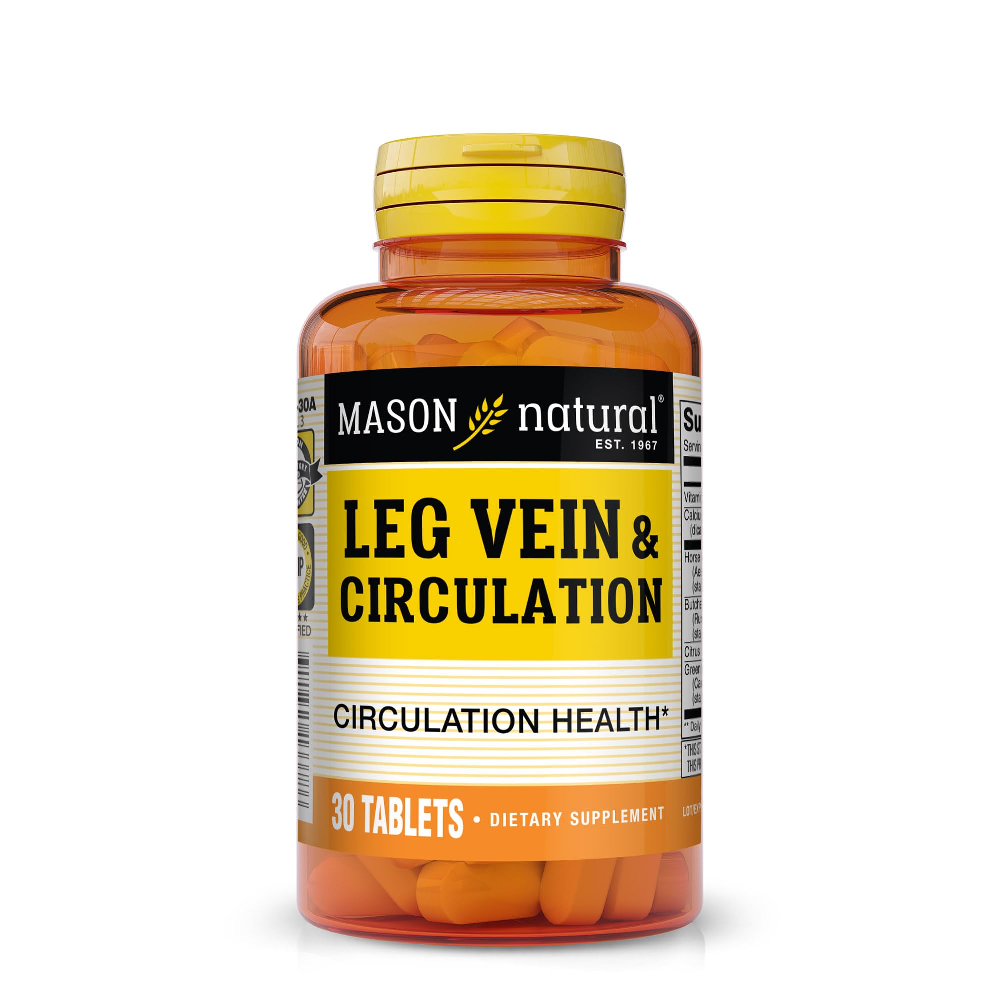 Foto 2 pulgar | Suplemento Mason Natural Leg Vein & Circulation 30 Comprimidos - Venta Internacional