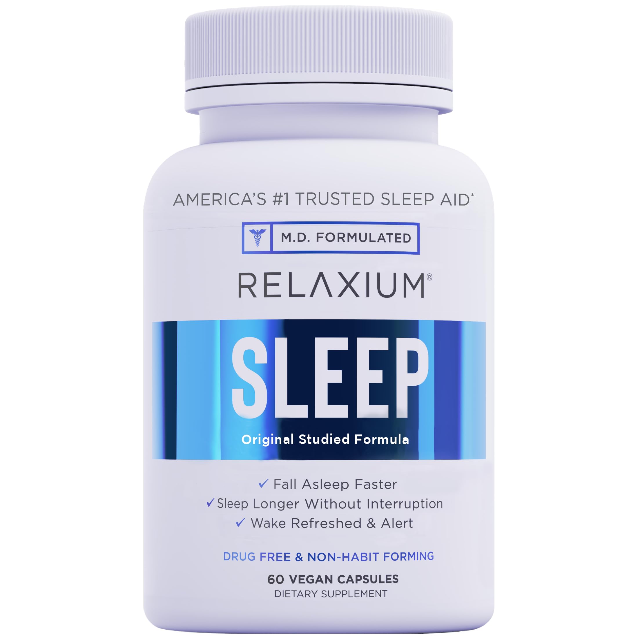 Foto 2 pulgar | Melatonina y  Magnesio Relaxium Sleep 60 Cápsulas - Venta Internacional