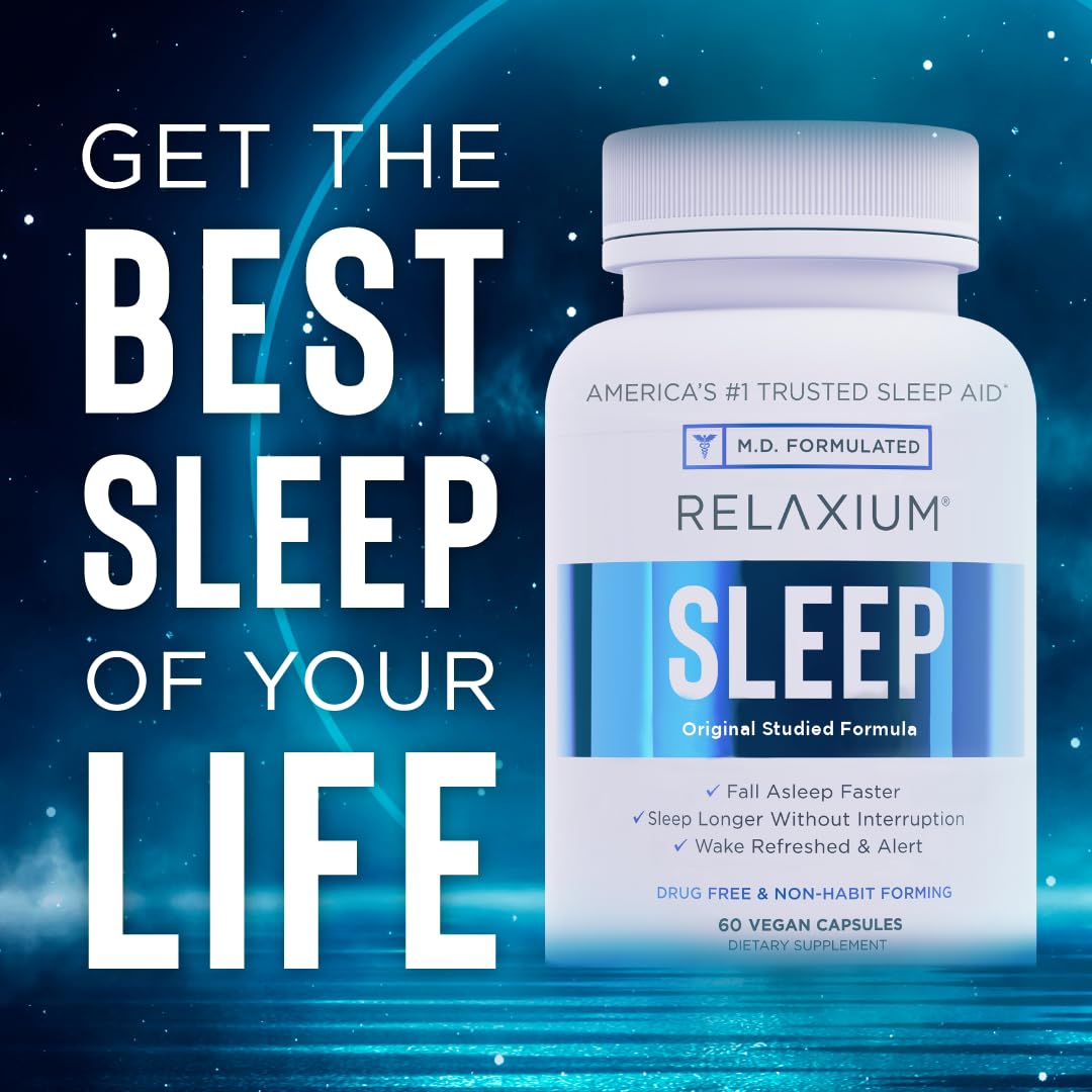 Foto 8 pulgar | Melatonina y  Magnesio Relaxium Sleep 60 Cápsulas - Venta Internacional