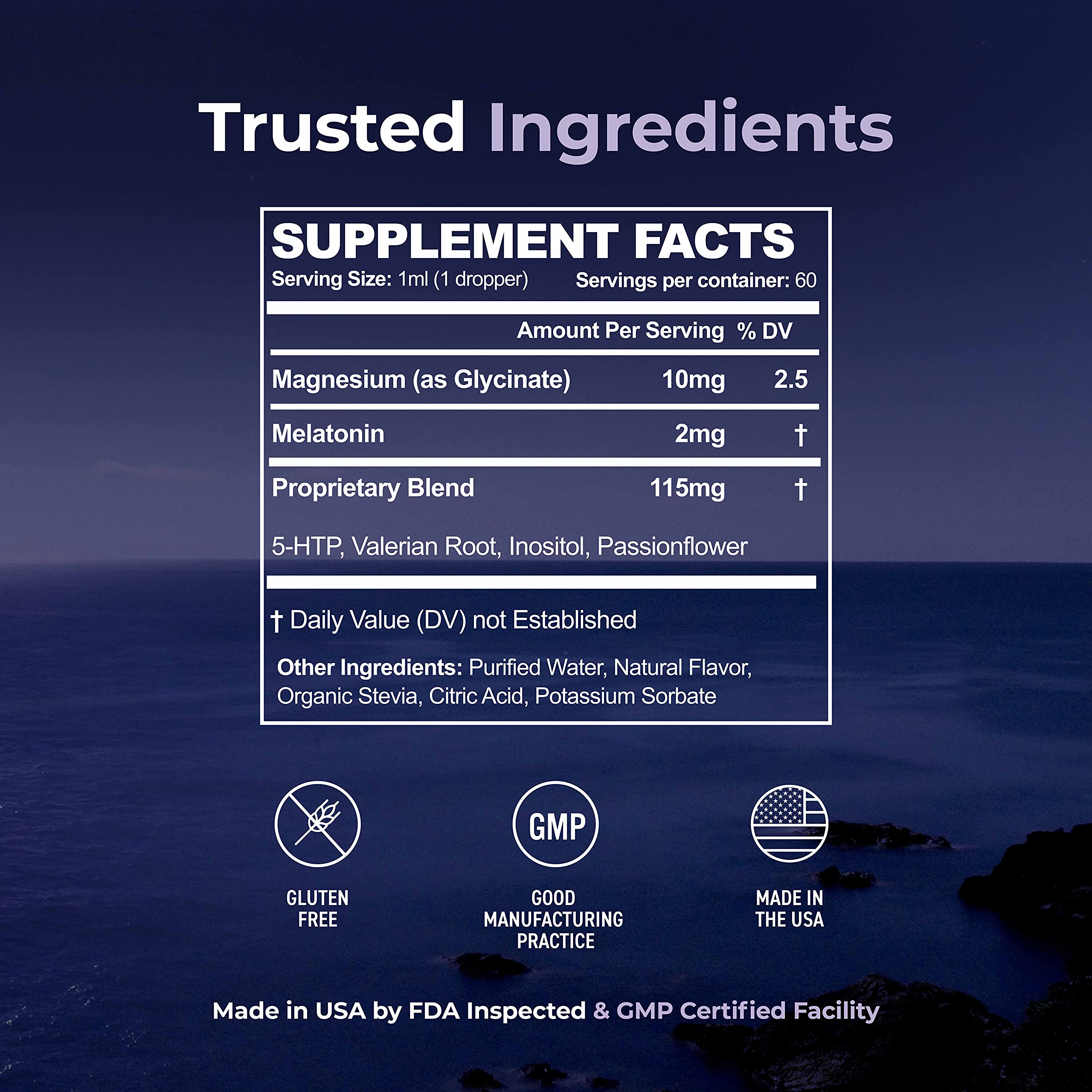 Foto 4 pulgar | Gotas de Melatonina Sleep Aid Ultra6 Nutrition con Raíz de Valeriana - Venta Internacional