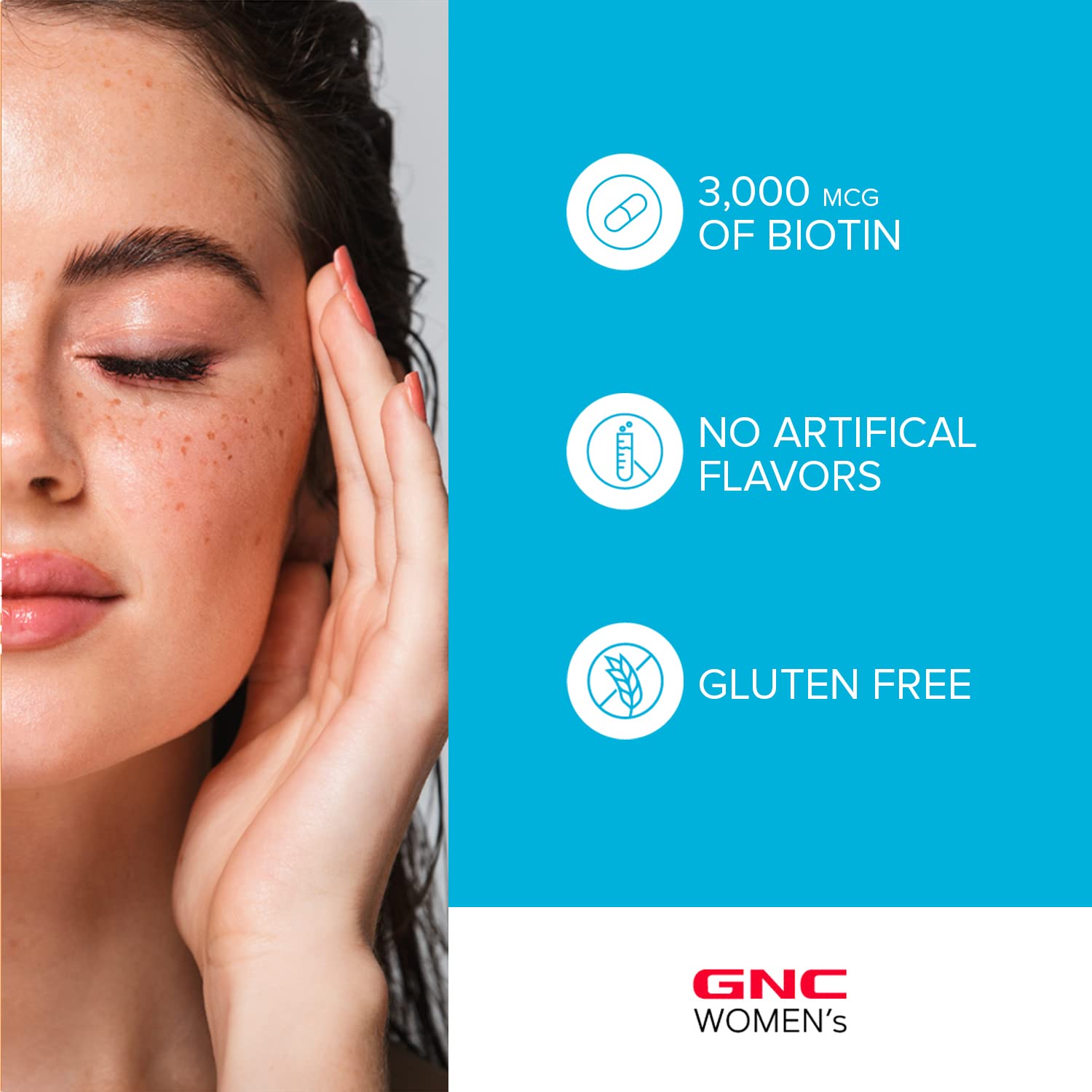 Foto 5 pulgar | Suplemento GNC para Cabello Piel Y Uñas para Mujer 120 Cápsulas - Venta Internacional