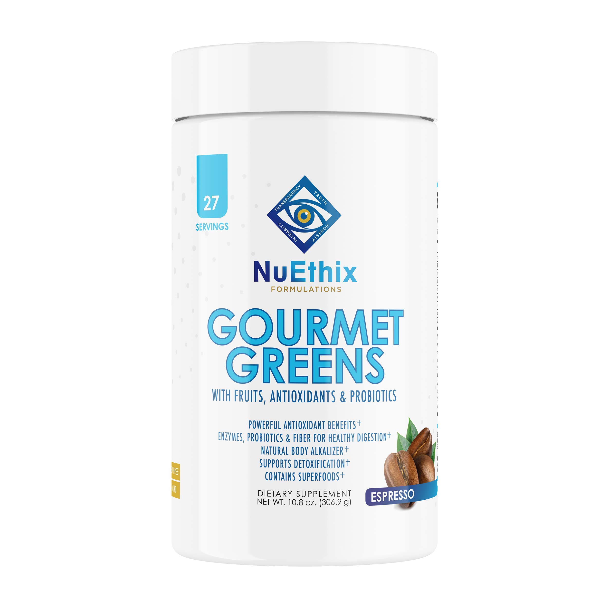 Bebida En Polvo Gourmet Greens Nuethix Formulations Espresso - Venta Internacional
