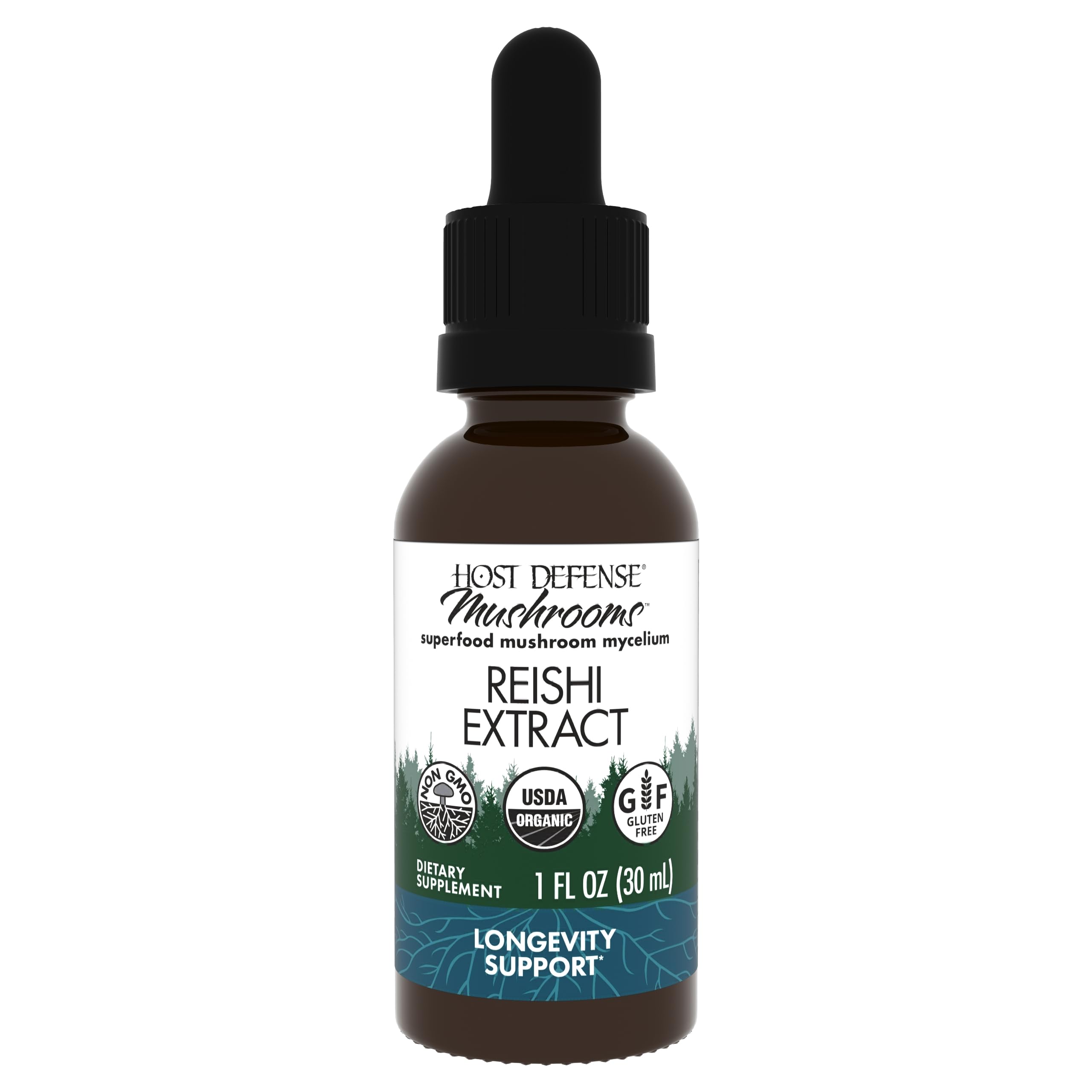 Foto 2 pulgar | Suplemento de Extracto de Reishi Host Defense 30 ml - Venta Internacional