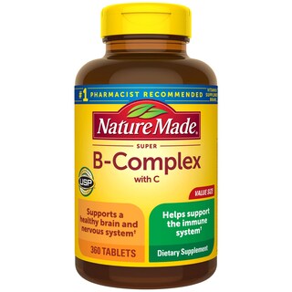 Foto 1 | Complementa el Complejo Super B de Nature Made Vitamina C 360 Tabletas - Venta Internacional