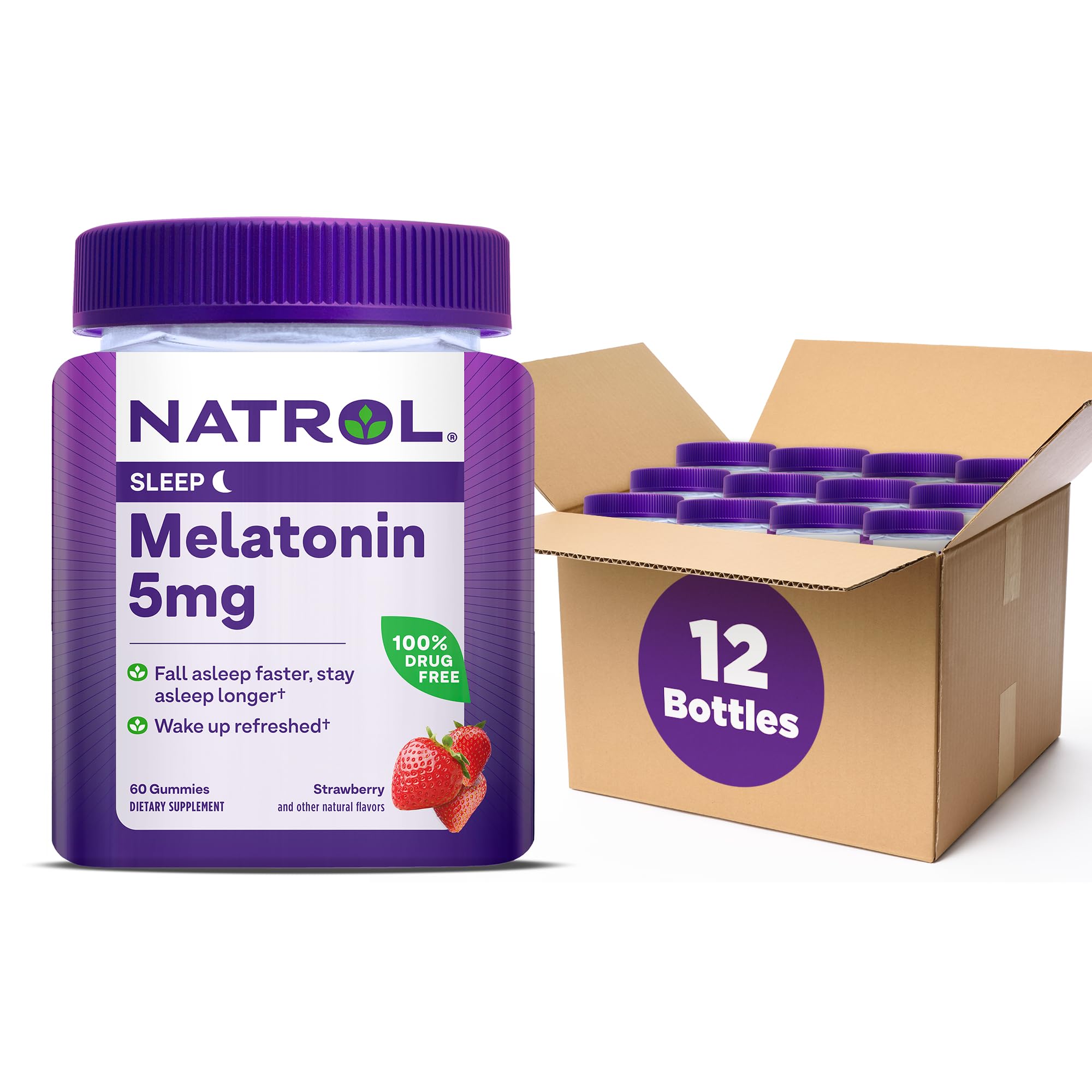 Suplementos Natrol Gomitas de Melatonina de 5 mg - Venta Internacional