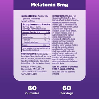 Foto 6 | Suplementos Natrol Gomitas de Melatonina de 5 mg - Venta Internacional