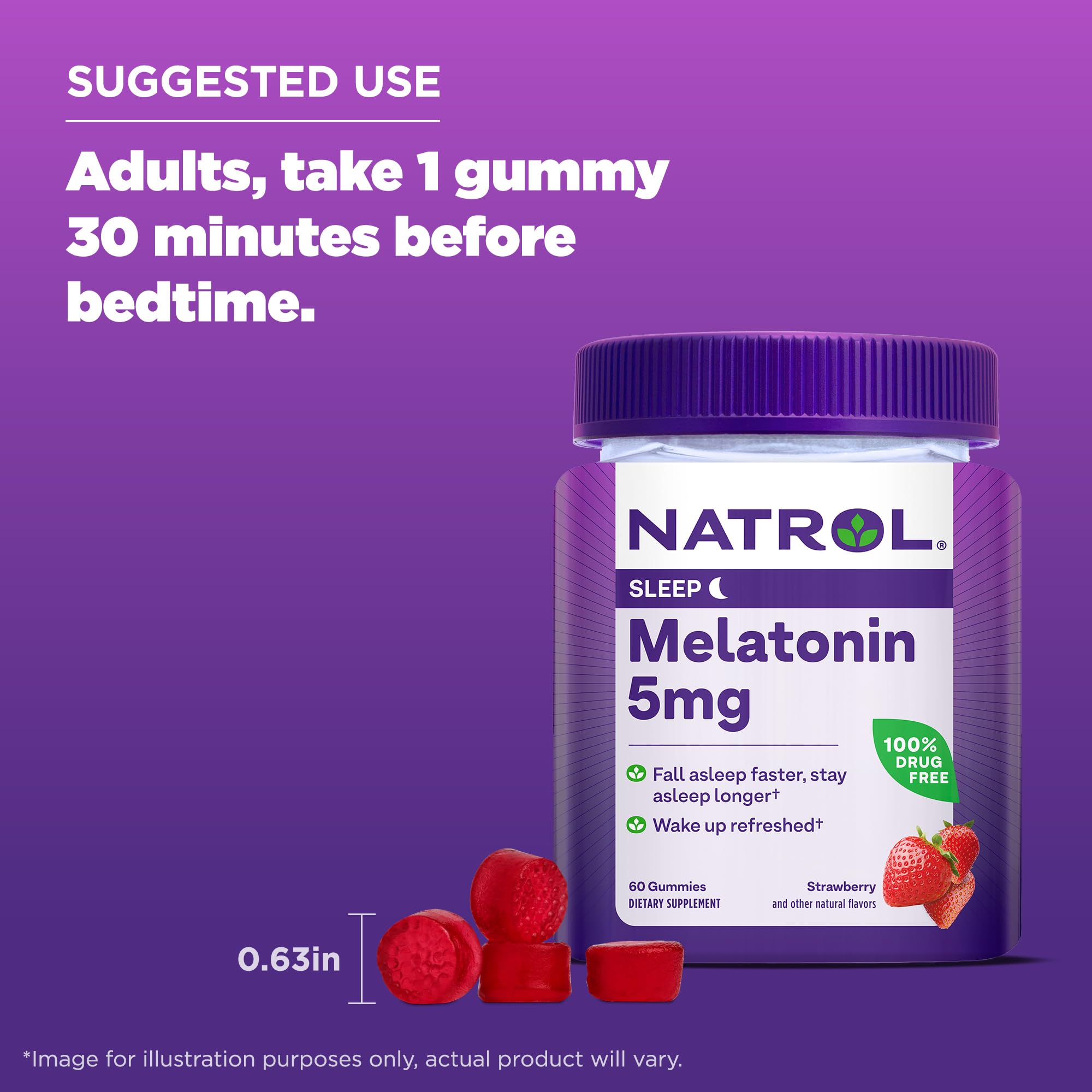 Foto 8 pulgar | Suplementos Natrol Gomitas de Melatonina de 5 mg - Venta Internacional