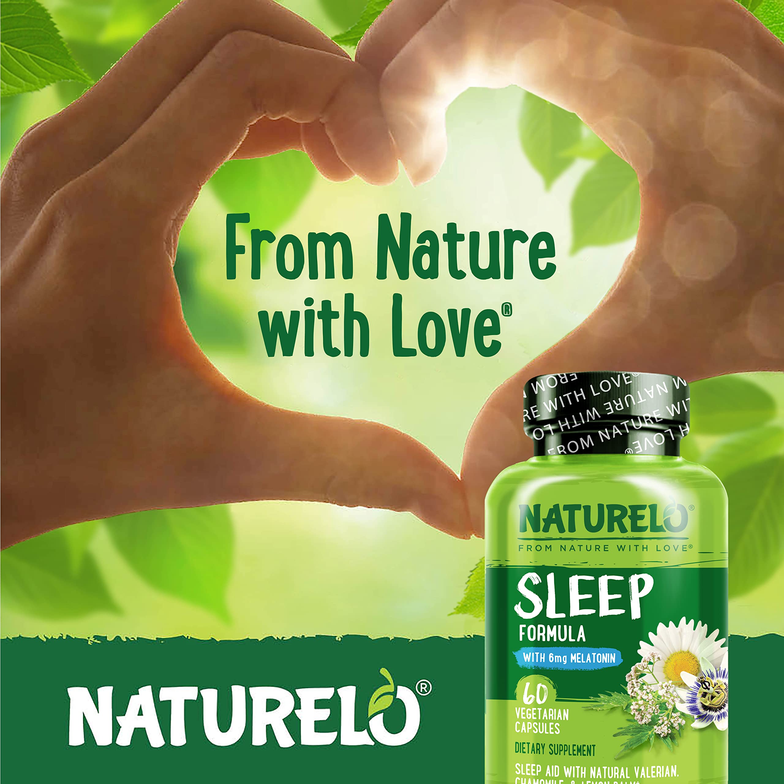 Foto 8 pulgar | Sleep Aid Naturelo con Melatonina Magnesio y Gaba 60 Cápsulas - Venta Internacional