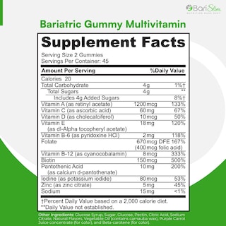 Foto 2 | Gomitas Multivitamínicas Masticables Bariátricas Barislim - Venta Internacional