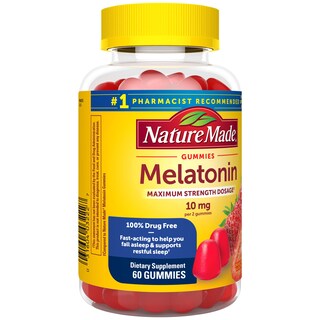 Foto 7 | Gomitas de Melatonina Sleep Aid Nature Made 10 mg 60 Unidades - Venta Internacional