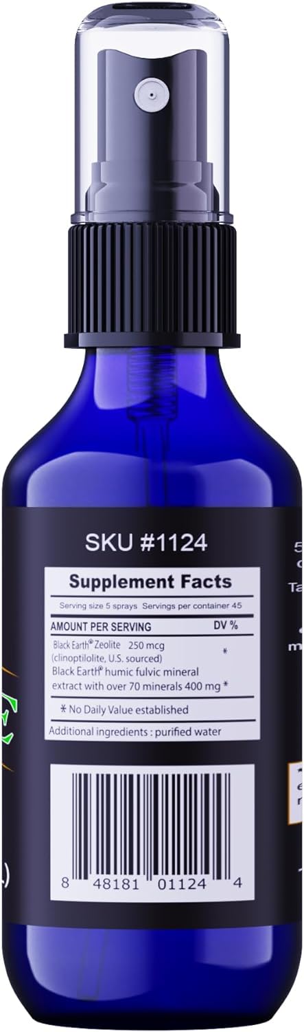 Foto 3 pulgar | Suplemento Zeolita Black Earth Con Ácido Fúlvico Húmico 30 Ml 2 Paquetes - Venta Internacional